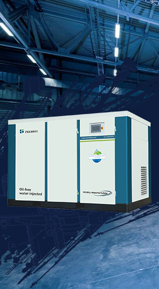 oil free water niected screw compressors